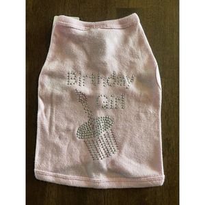 Doggy Style Designs Girl Pink T-Shirt for Dogs Size Small Birthday Girl Tank